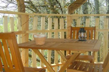 Cottage dans les arbres dans l’Indre