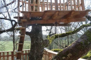 Les cabanes de Chanteclair - Cabanes dans les arbres dans la nature Berrichonne